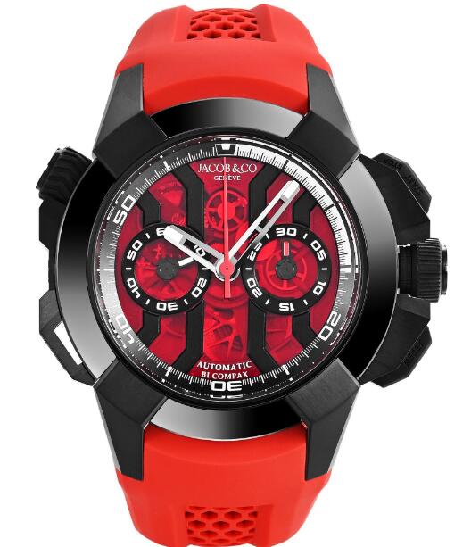 Jacob & Co EC311.21.SB.RB.AHD4D Epic X Chrono Black Titanium replica watch